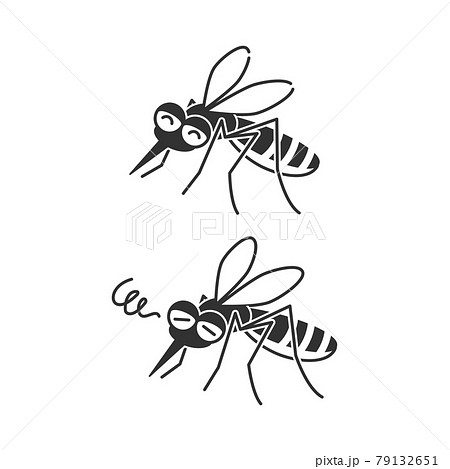 蚊のイラスト素材集 ピクスタ