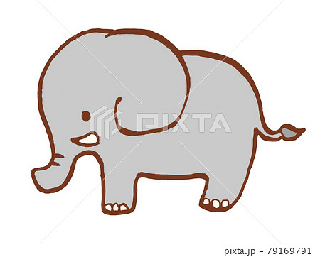 動物 ゾウ 象 イラスト素材のイラスト素材