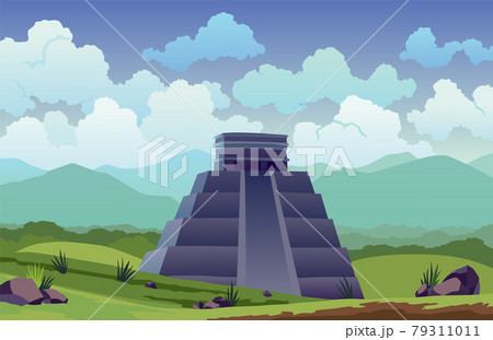 Vector Illustration of Moai Statues on Easter Island 27175751 Vector Art at  Vecteezy