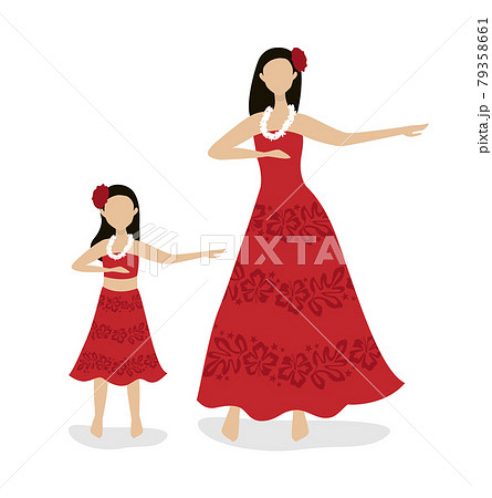 フラダンスのイラスト素材集 ピクスタ