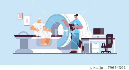 放射線治療のイラスト素材