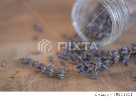 ラベンダー ドライフラワー 乾燥 花の写真素材