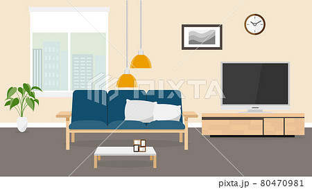 家の中のイラスト素材