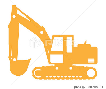 ショベルカーのイラスト素材集 ピクスタ