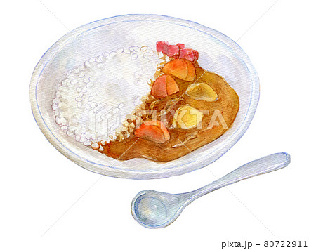 カレーライスのイラスト素材