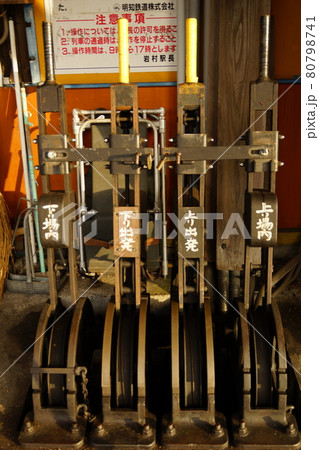 ポイント手動切り替えの写真素材 - PIXTA