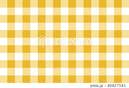 パターン チェック柄 黄色 模様 壁紙のイラスト素材