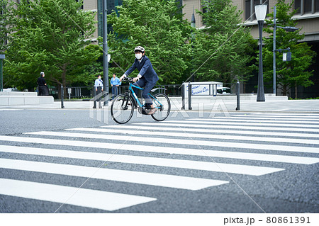 コミュニティ道路の写真素材