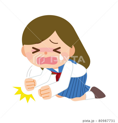 悔しいのイラスト素材