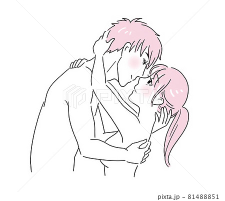 ハグのイラスト素材