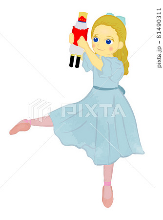 くるみ割り人形のイラスト素材