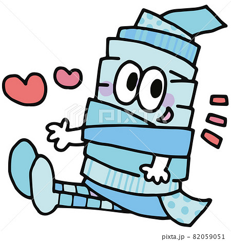 包帯男のイラスト素材