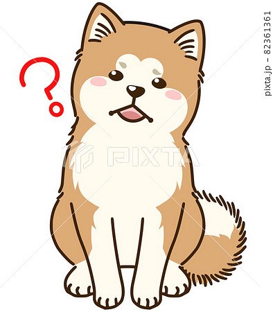 秋田犬のイラスト素材