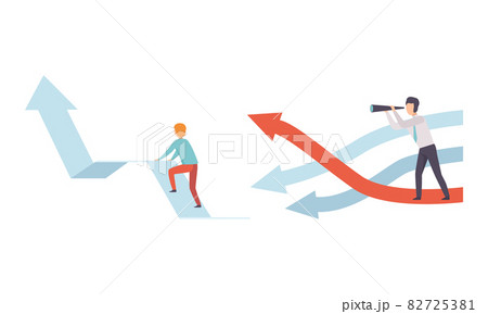 前へ進むのイラスト素材