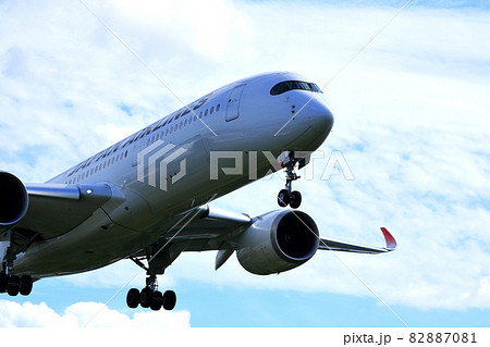 Jal 飛行機の写真素材