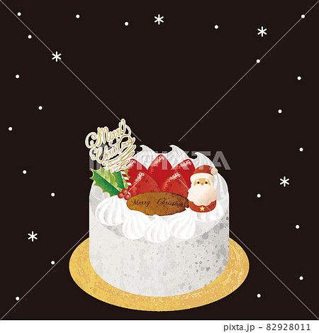 クリスマスケーキのイラスト素材集 ピクスタ
