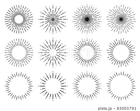 点線 線 ライン 手描き かわいいのイラスト素材