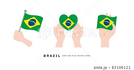 ブラジル国旗のイラスト素材集 ピクスタ