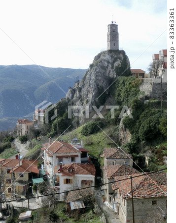 パルナッソス山の写真素材