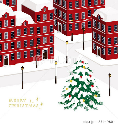 ヨーロッパ 風景 街並 建物のイラスト素材