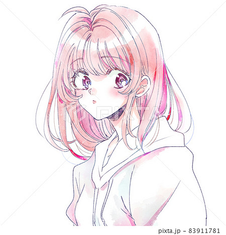 ボーイッシュ 女の子のイラスト素材