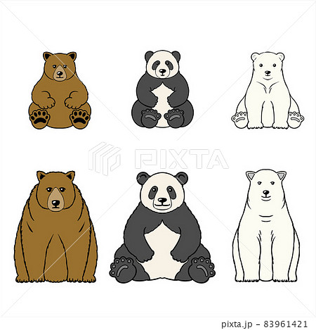 くま 熊 のイラスト素材集 ピクスタ