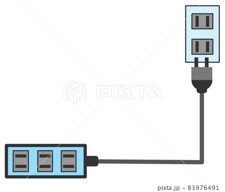 電源コードのイラスト素材