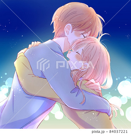 抱き寄せるのイラスト素材