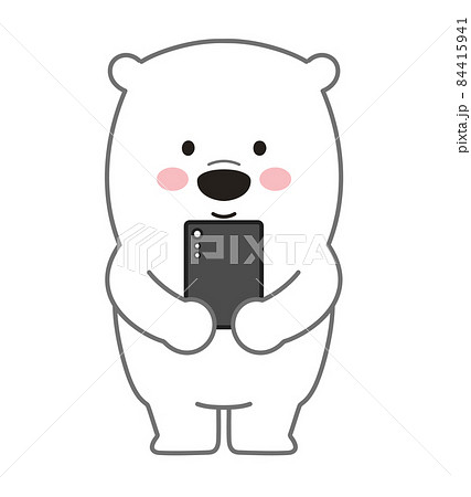 動物 イラスト 白熊 シンプルのイラスト素材 動物 イラスト 白熊 シンプルのイラスト素材