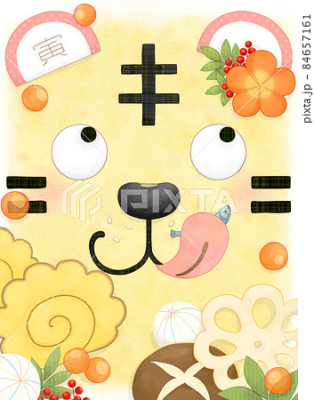 飾り麩 かわいいの写真素材