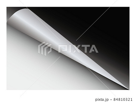 紙捲りのイラスト素材