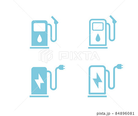 ガソリンスタンドのイラスト素材集 ピクスタ