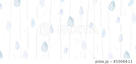 雨 梅雨 おしゃれ ドットの写真素材
