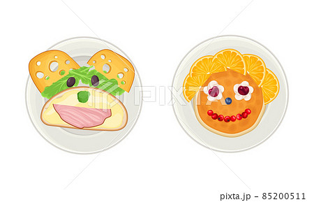 おいしそうな顔のイラスト素材 おいしそうな顔のイラスト素材