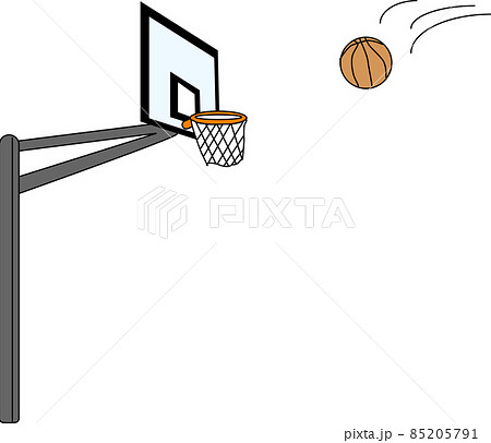 バスケットゴール バスケットリング のイラスト素材集 ピクスタ