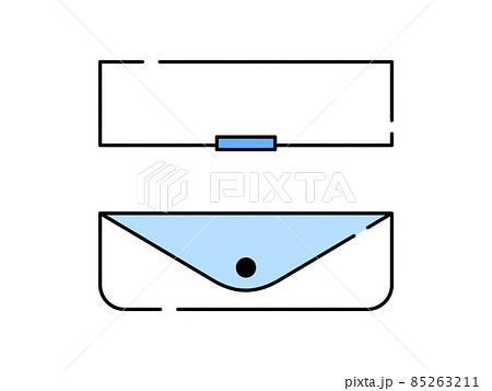 筆箱のイラスト素材