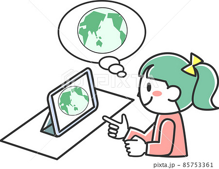 社会科のイラスト素材