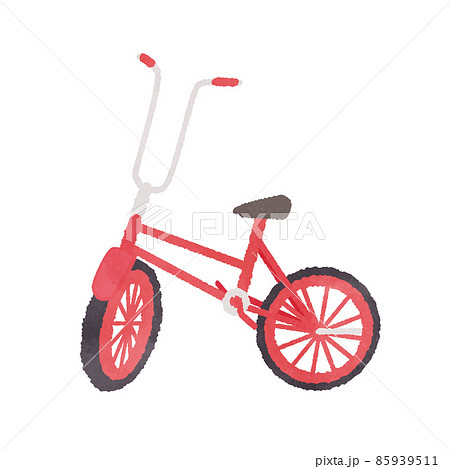子供用自転車のイラスト素材 子供用自転車のイラスト素材