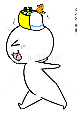 足を乗せるのイラスト素材