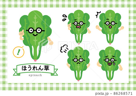 ほうれん草のイラスト素材集 ピクスタ