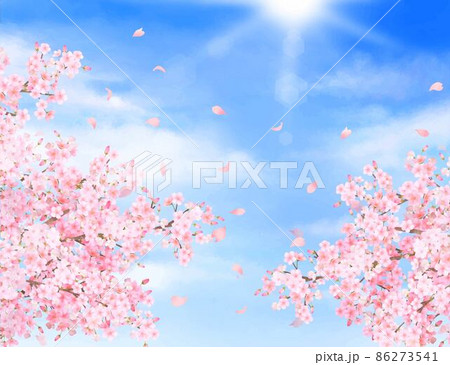 花 桜 イラスト リアルのイラスト素材