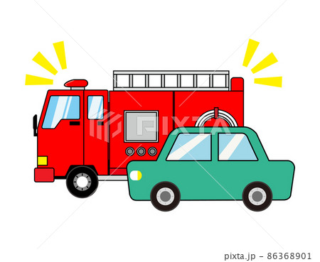 消防車のイラスト素材集 ピクスタ