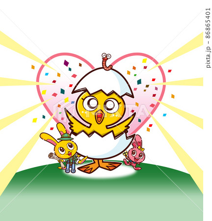 毛虫のイラスト素材