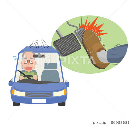 暴走車 イラストのイラスト素材