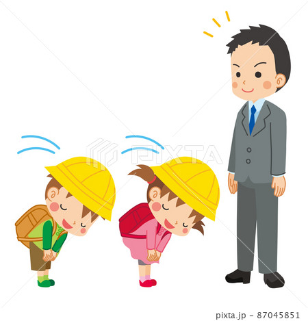 小学校教師のイラスト素材