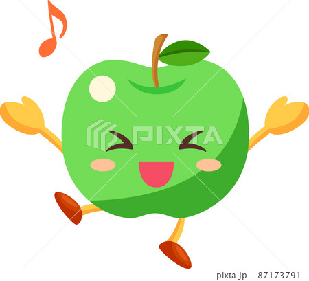 青りんごのイラスト素材