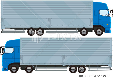 大型トラックのイラスト素材