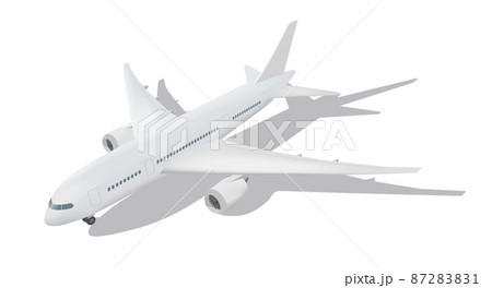 乗り物 飛行機 イラスト シンプルのイラスト素材