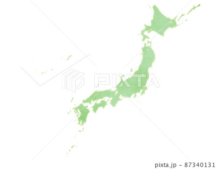 沖縄地図のイラスト素材集 ピクスタ