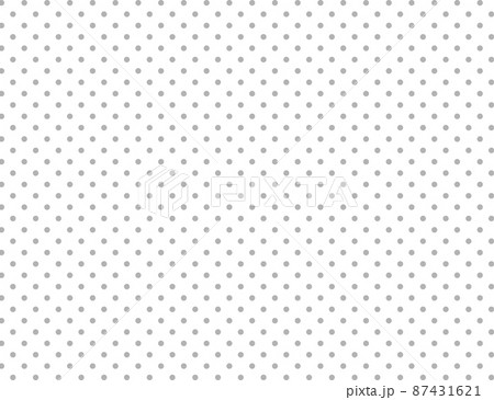 水玉 ドット柄 背景 モノクロの写真素材